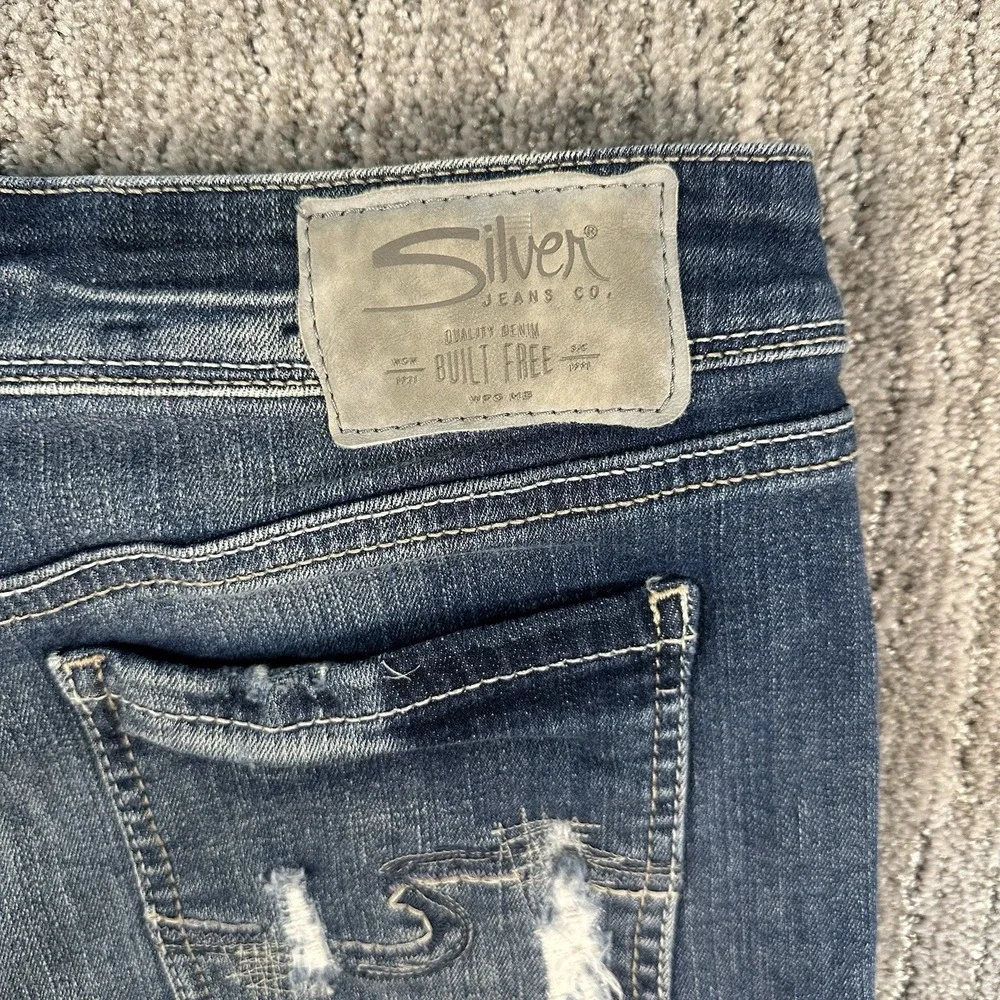 Silver‎ Jeans Co. Berkley Short Women's Denim Cut Off Y2K Shorts Size 28/4